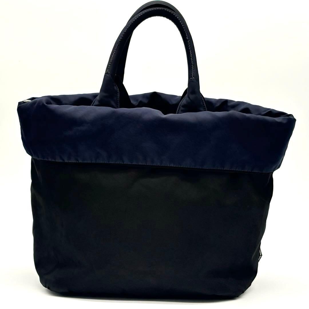 PRADA 三角プレート　リバーシブル　2way ナイロン トートバッグ