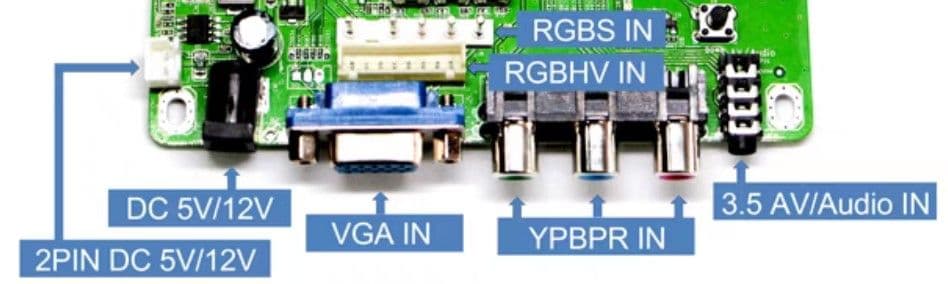 RGB to HDMI VGAとコンポーネントと音声入力対応