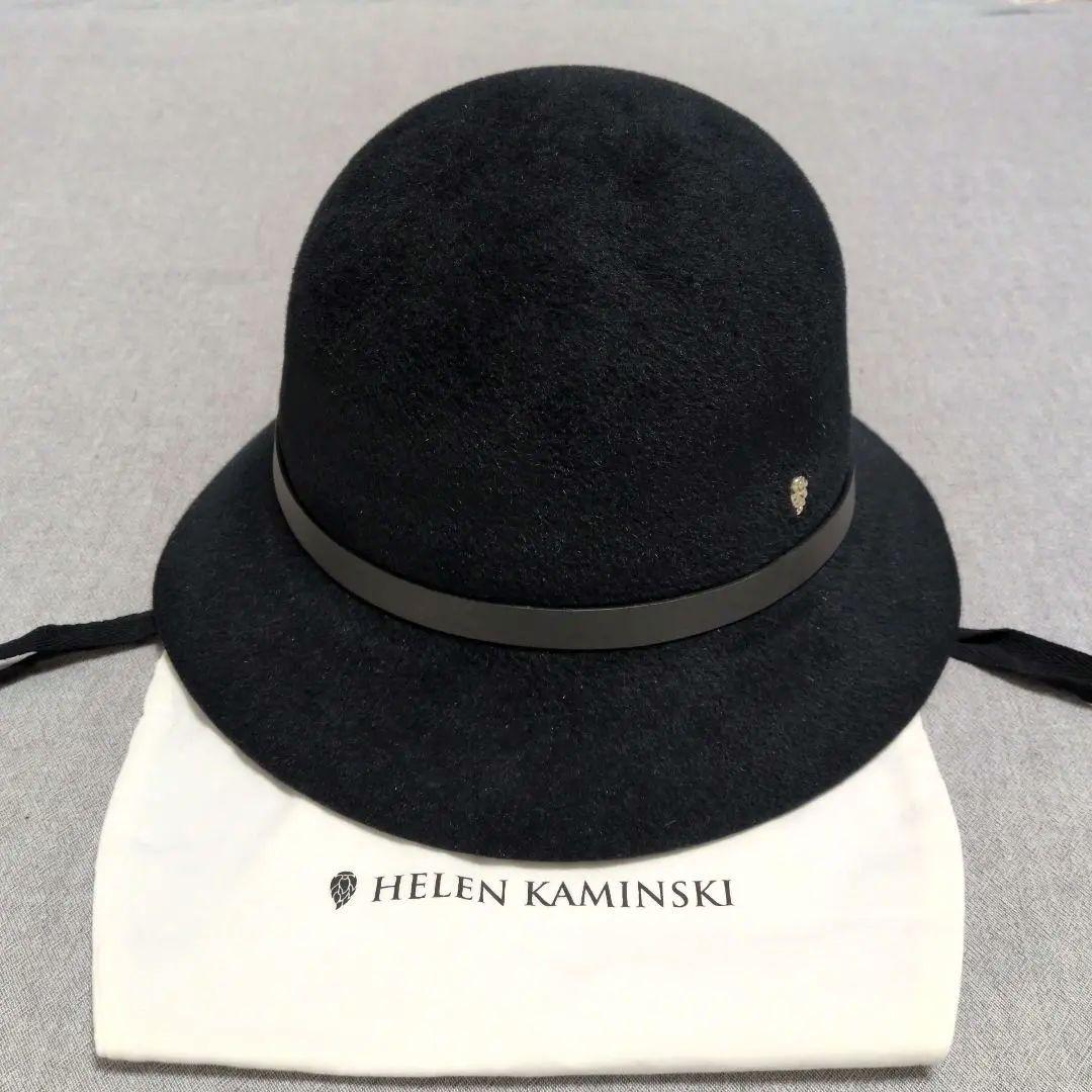 【美品】ヘレンカミンスキー BITSY 6 帽子 ハット ネイビー