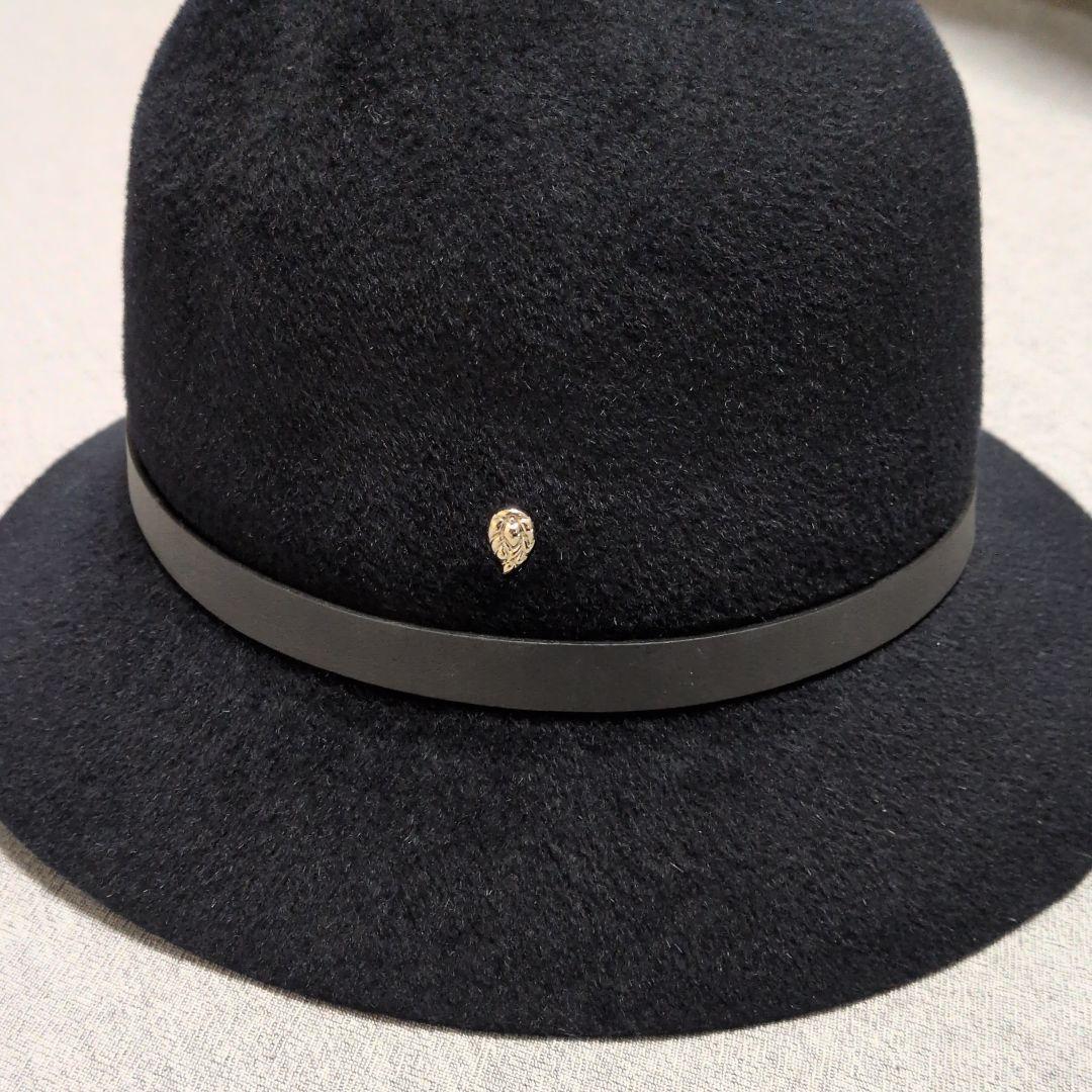 【美品】ヘレンカミンスキー BITSY 6 帽子 ハット ネイビー