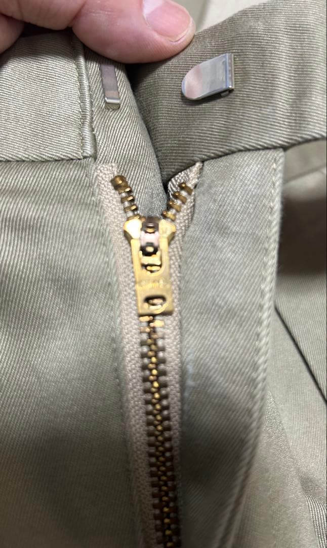 s*2様 BARNSTORMER カーキ ストレート チノパン