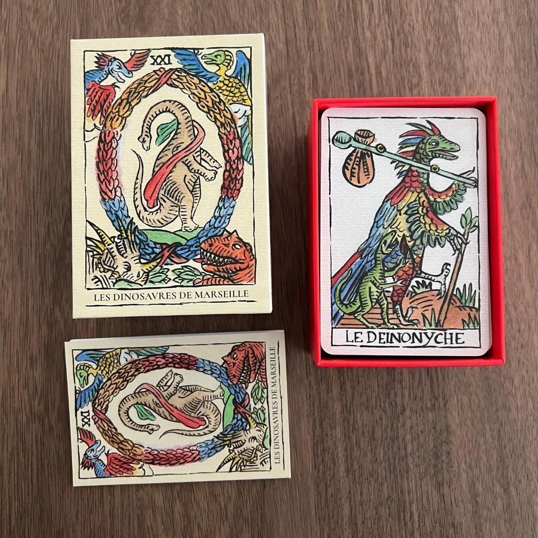【正規品タロットカード】超貴重デッキ✨入手困難品✨マルセイユ版初の恐竜タロット