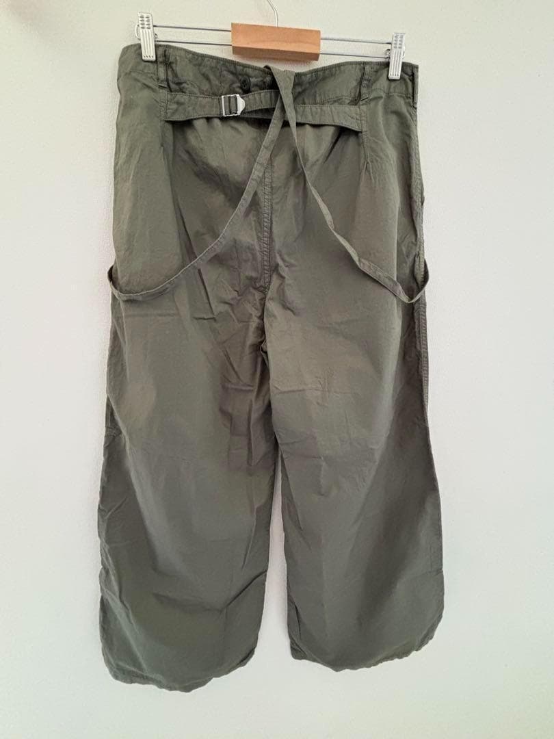 AP STUDIO　ジョンブル　ミリタリーサスペンダーパンツ　カーキ　Ｌ　美品