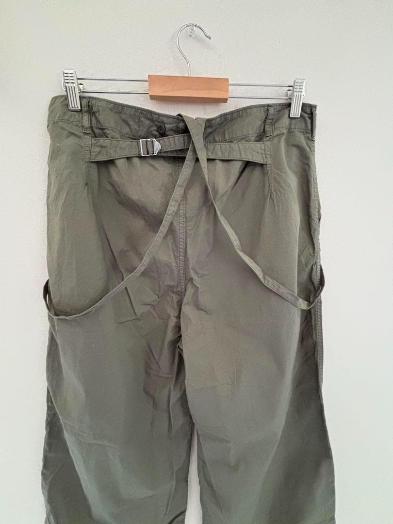AP STUDIO　ジョンブル　ミリタリーサスペンダーパンツ　カーキ　Ｌ　美品