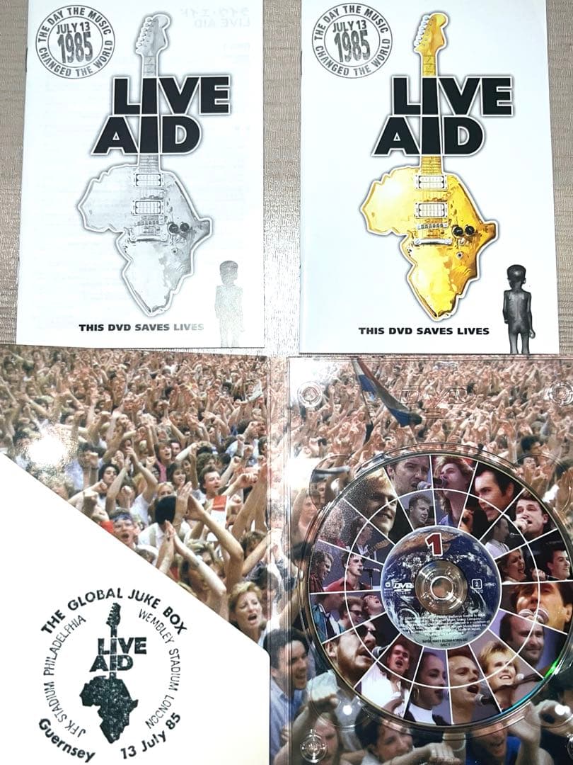 Live Aid 輸入盤4枚組 DVDセット