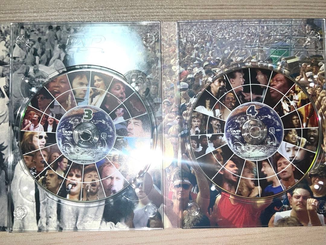 Live Aid 輸入盤4枚組 DVDセット