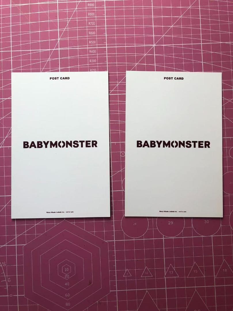 BABYMONSTER アヒョン 5.11 5.12 B賞 ポストカード 2種