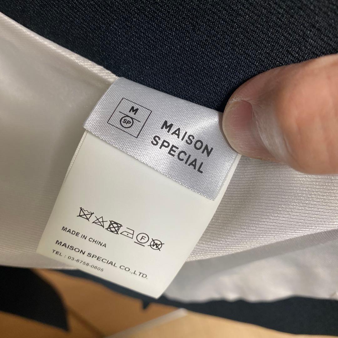 メゾンスペシャル　ハイカウントオーバージレ　ブラック　ほぼ新品