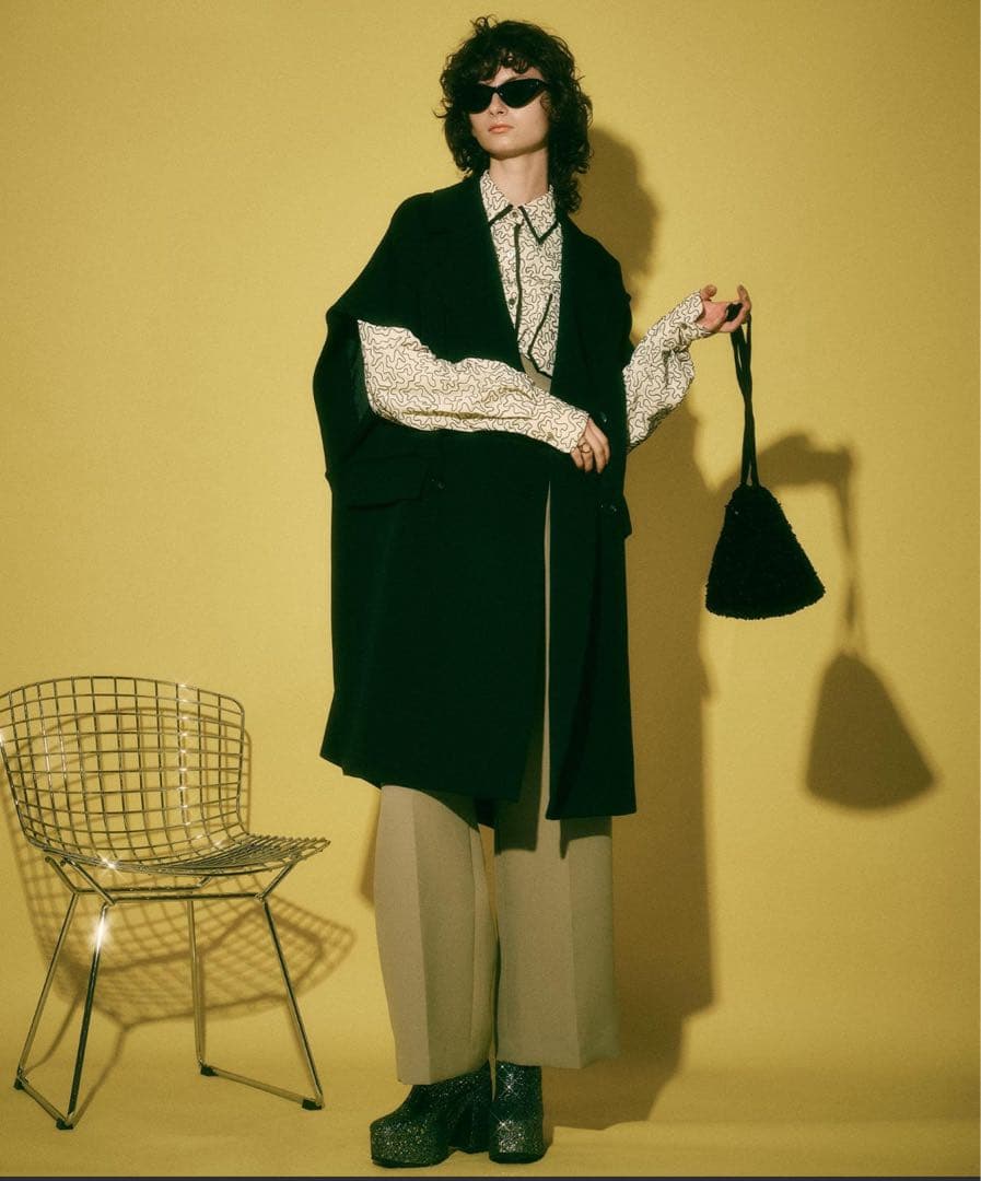 メゾンスペシャル　ハイカウントオーバージレ　ブラック　ほぼ新品