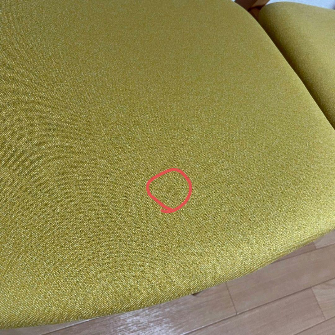 2脚　okamura　オカムラ　ダイニングチェア ミーティングチェア　北欧風