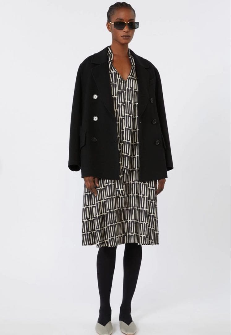 【新品】S MAX MARA ・ダブルブレスト ウールジャケット