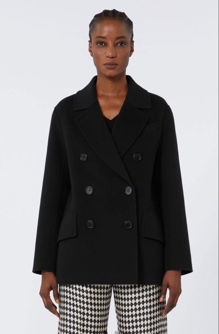 【新品】S MAX MARA ・ダブルブレスト ウールジャケット