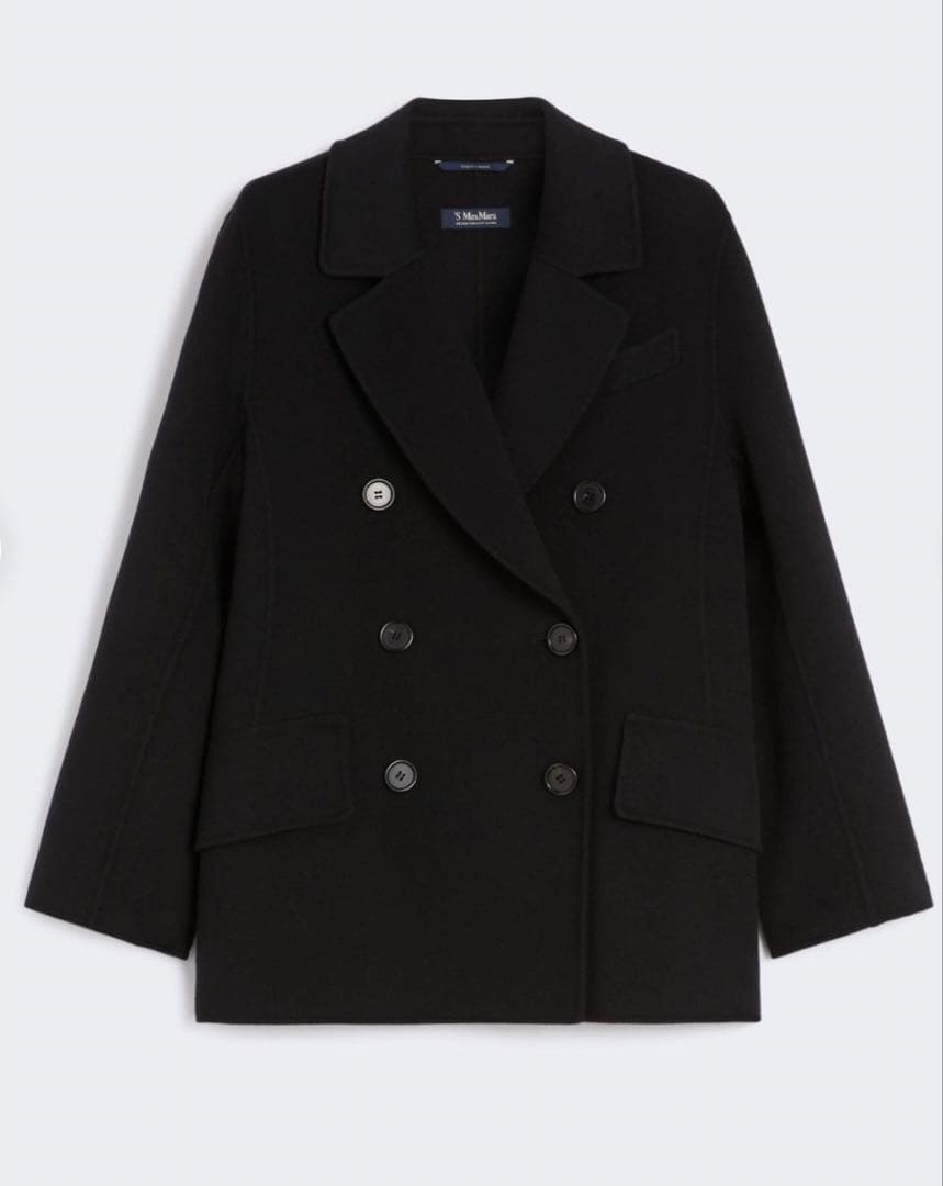 【新品】S MAX MARA ・ダブルブレスト ウールジャケット