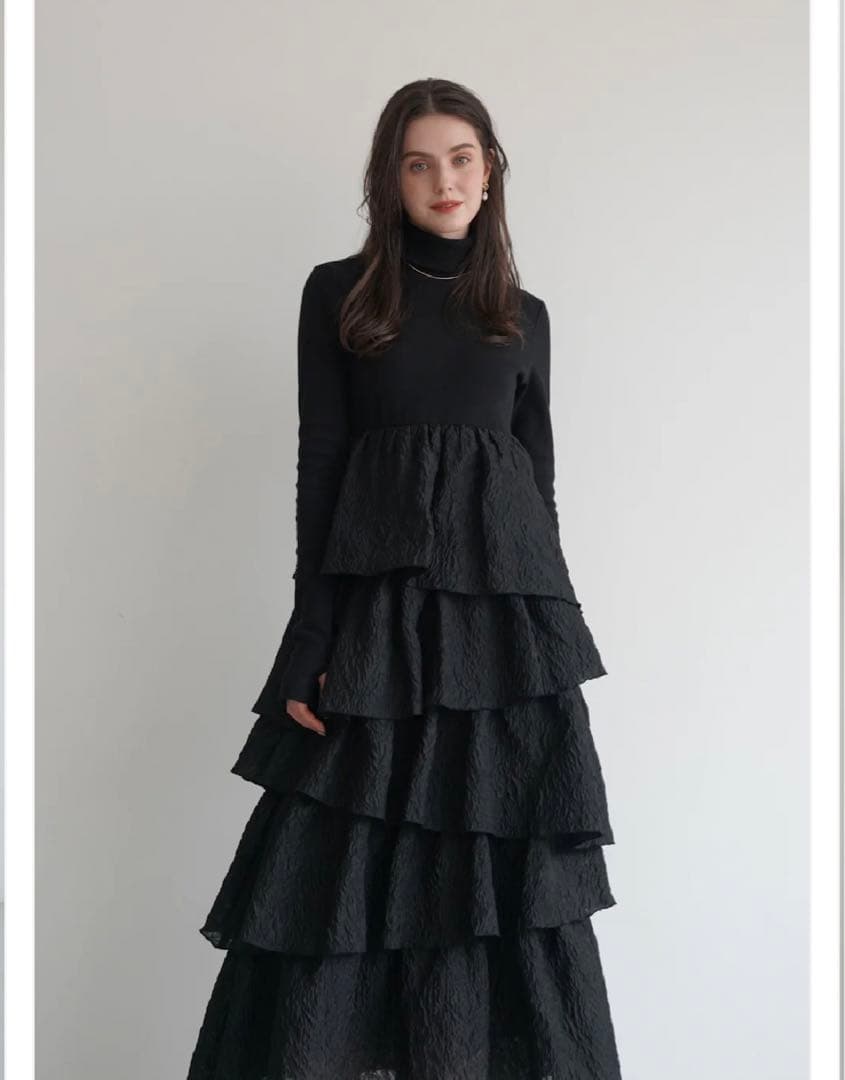 ACKA docking frillone-pieceドッキングフリルワンピース