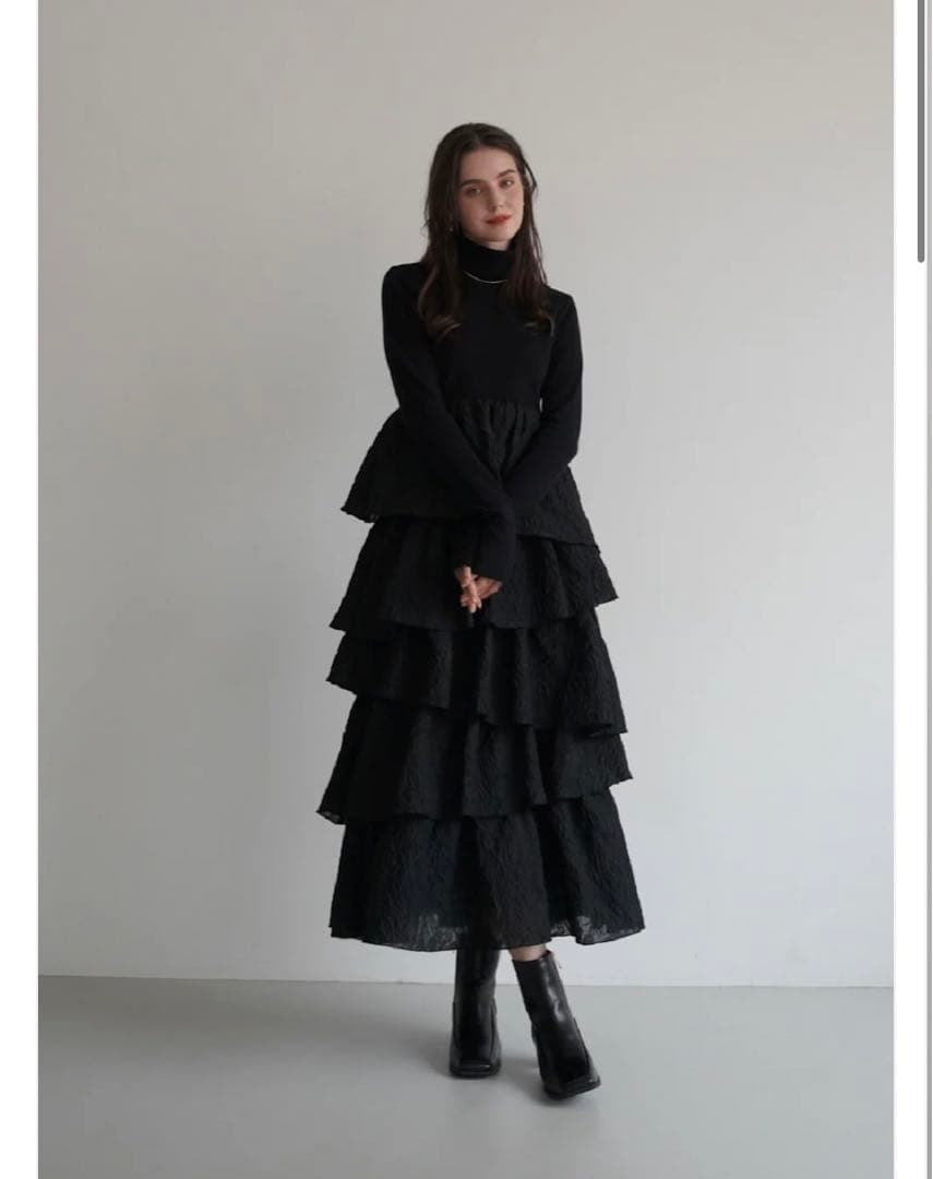 ACKA docking frillone-pieceドッキングフリルワンピース