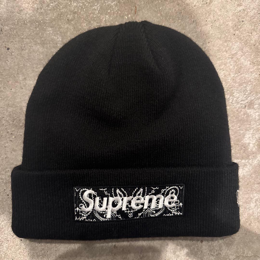 19FW Supreme New Era® Box Logo Beanie
