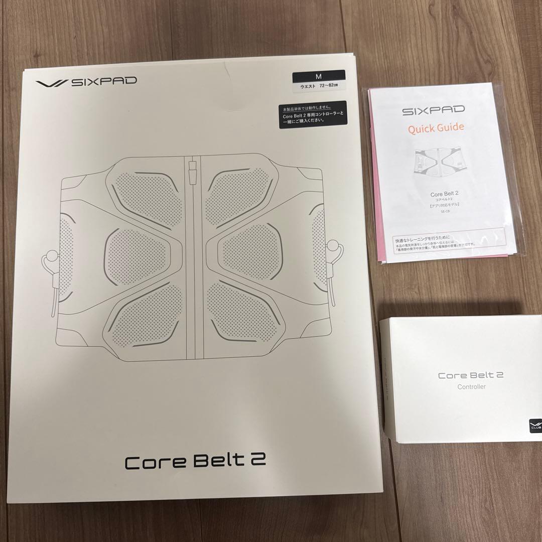 【中古】シックスパッド コアベルト 2 Mサイズ　専用コントローラー付