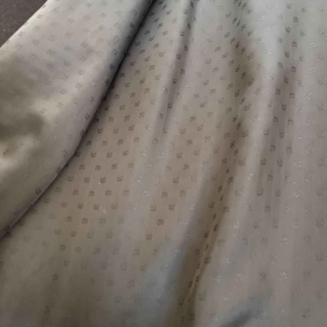 パリエンヌ ファー襟 ロングコート Aライン カシミヤ100 紫