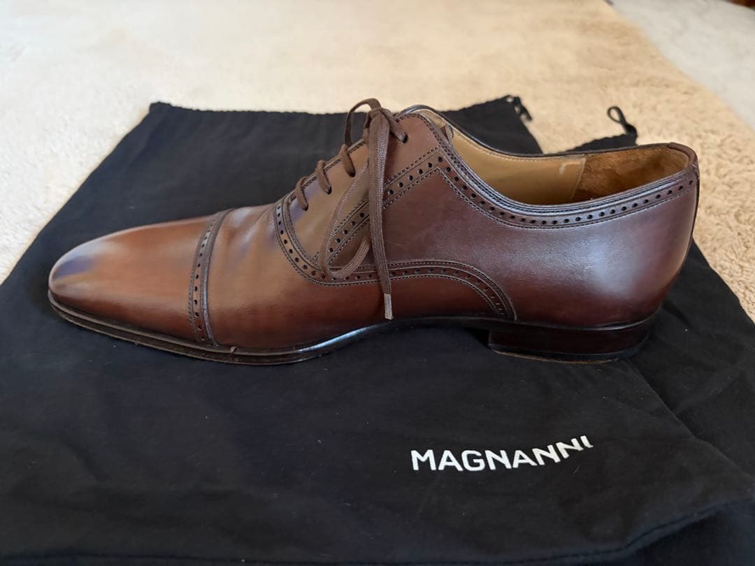 MAGNANNI/マグナーニ/ストレートチップ/size39/ブラウン