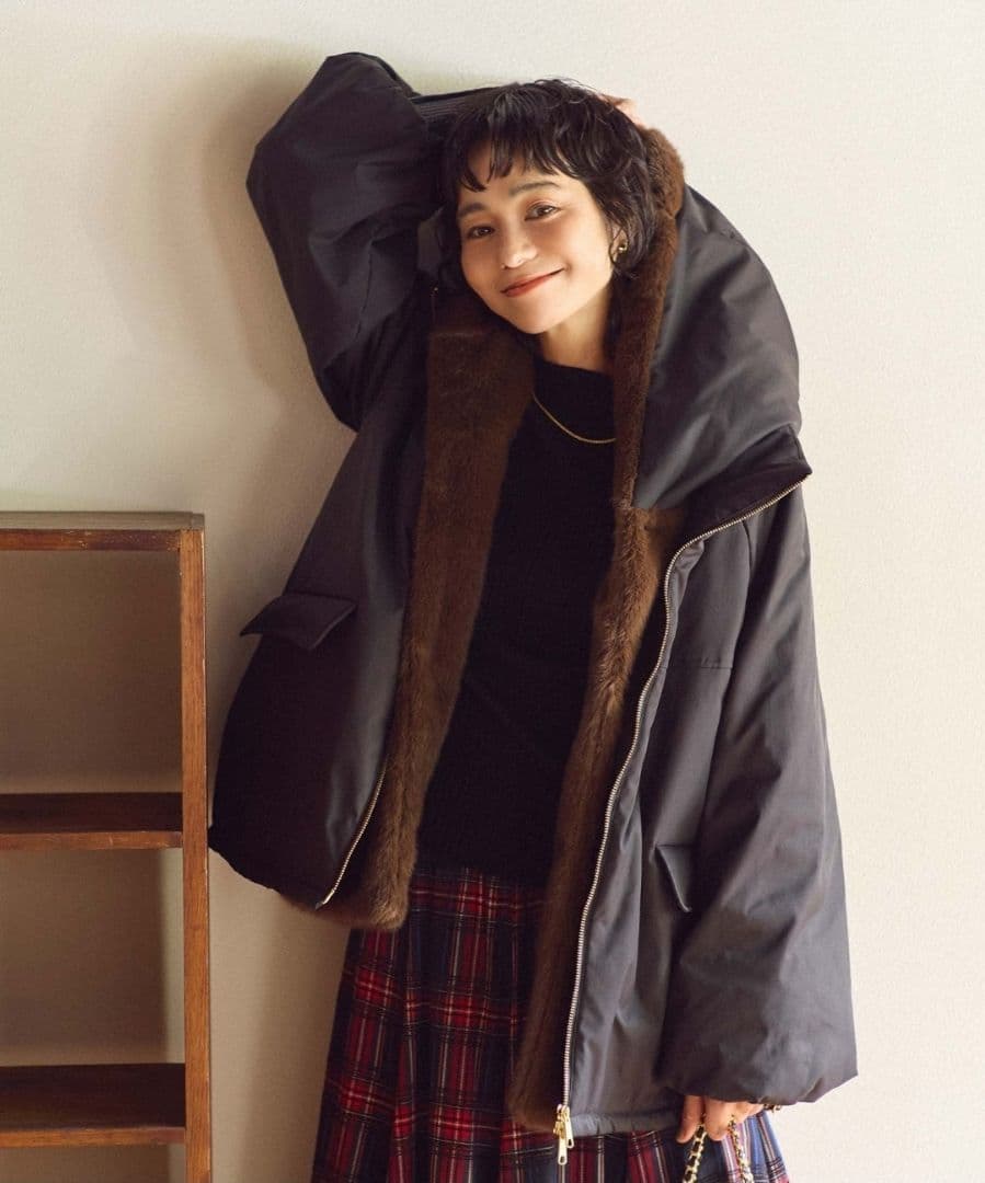 【新品未使用】 Gready Brilliant 取り外しファー中綿フードコート