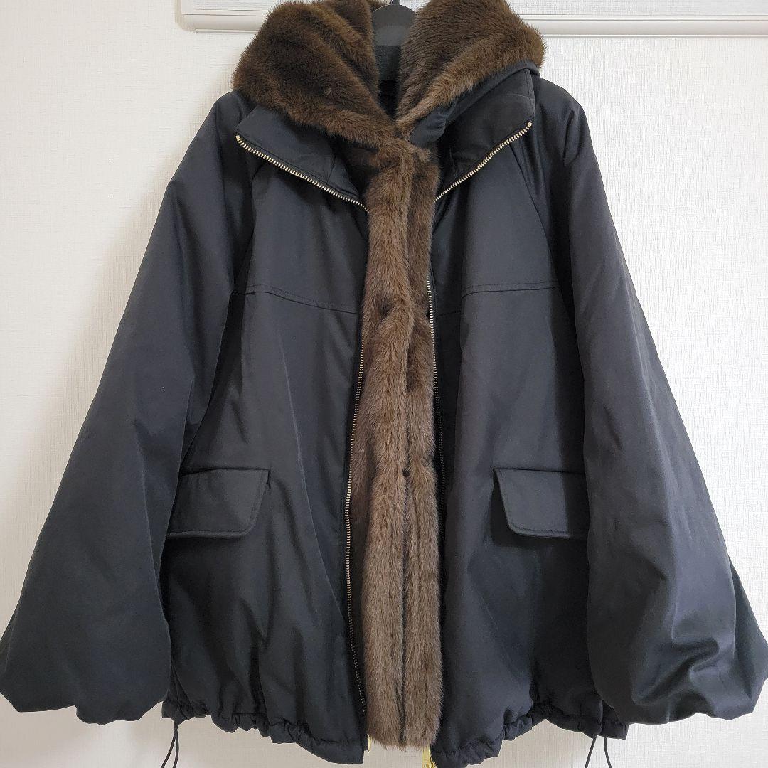 【新品未使用】 Gready Brilliant 取り外しファー中綿フードコート