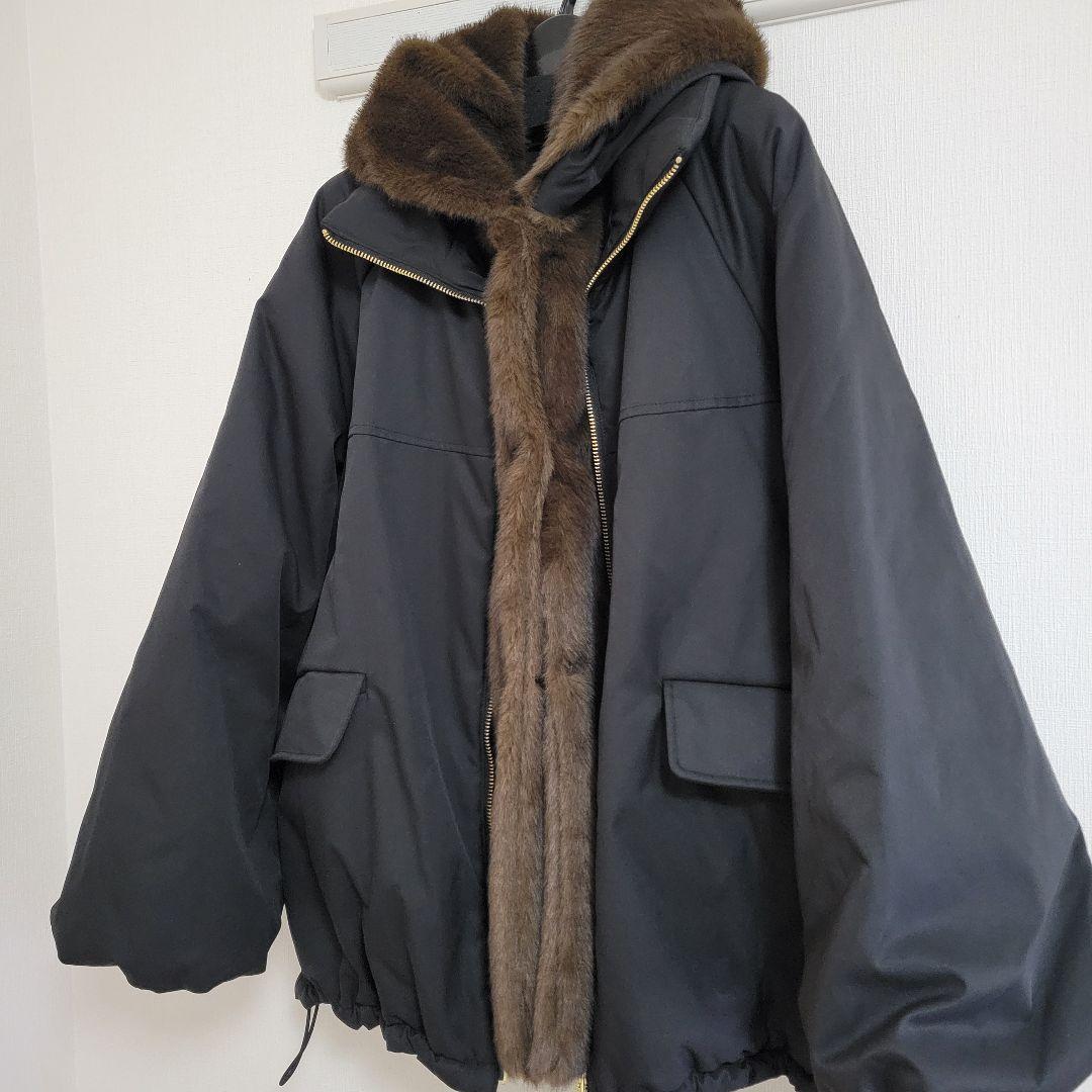 【新品未使用】 Gready Brilliant 取り外しファー中綿フードコート