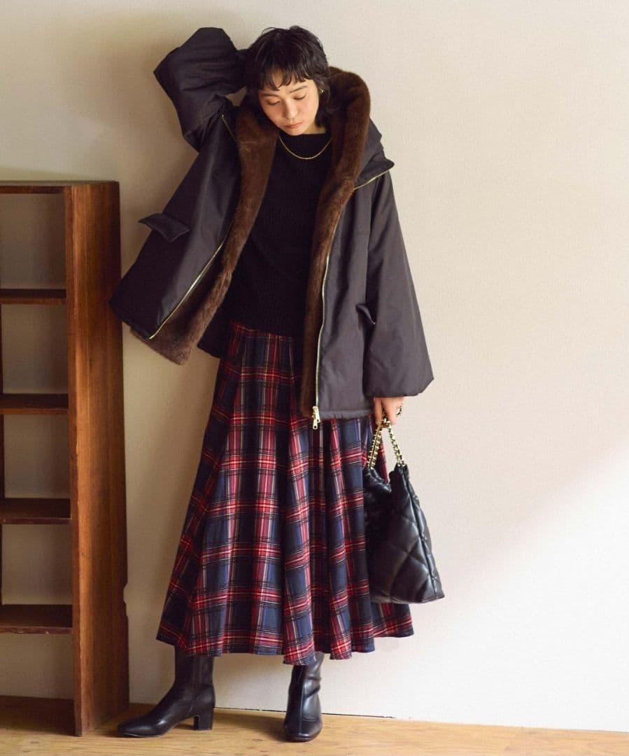 【新品未使用】 Gready Brilliant 取り外しファー中綿フードコート