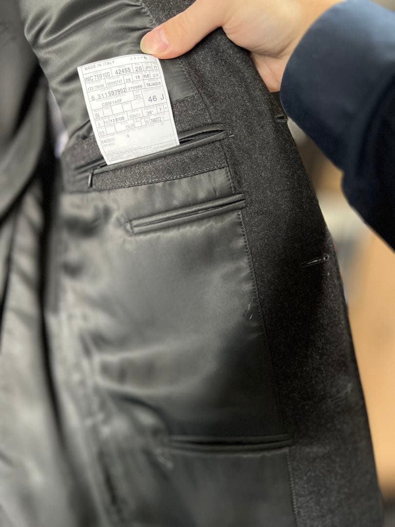 新品32万最終 ダンヒル dunhi テーラード ジャケット ビジネススーツ