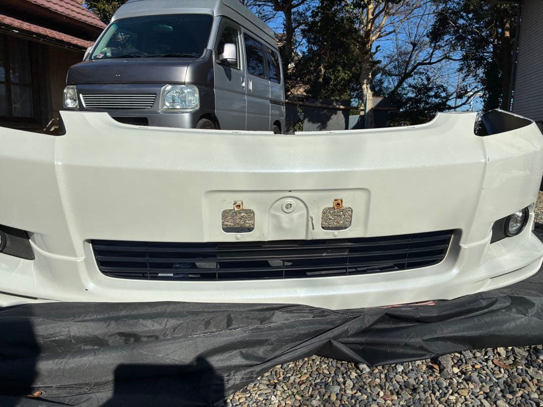 ジ*）様 ZNE10G 14G 前期 ウィッシュ SPフロントバンパー パールホ