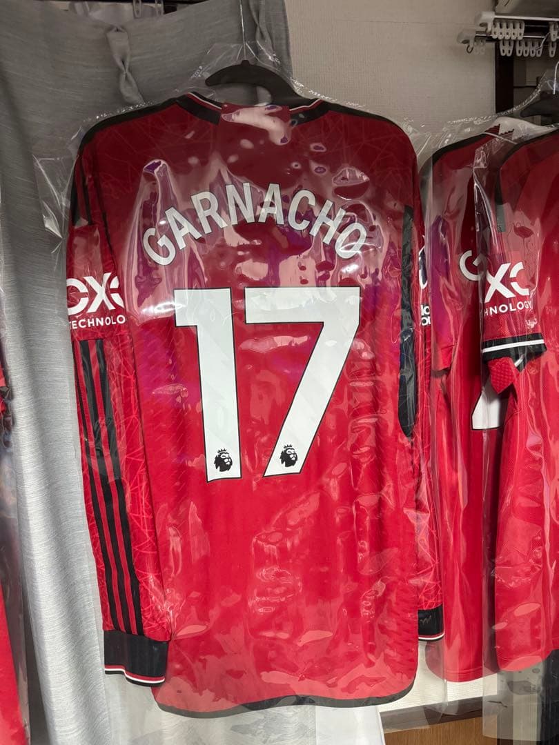 マンチェスター・ユナイテッド ガルナチョ　オーセンティック長袖2324 タグ付き