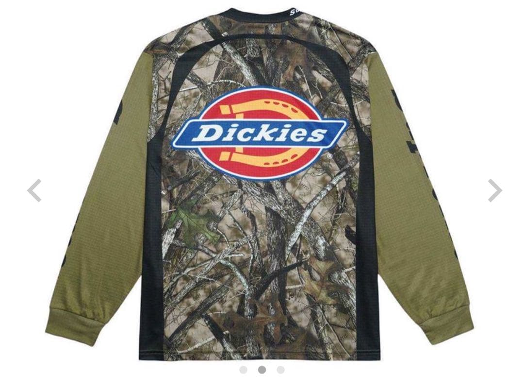 Dickies 迷彩 長袖カットソー Supremeロゴ