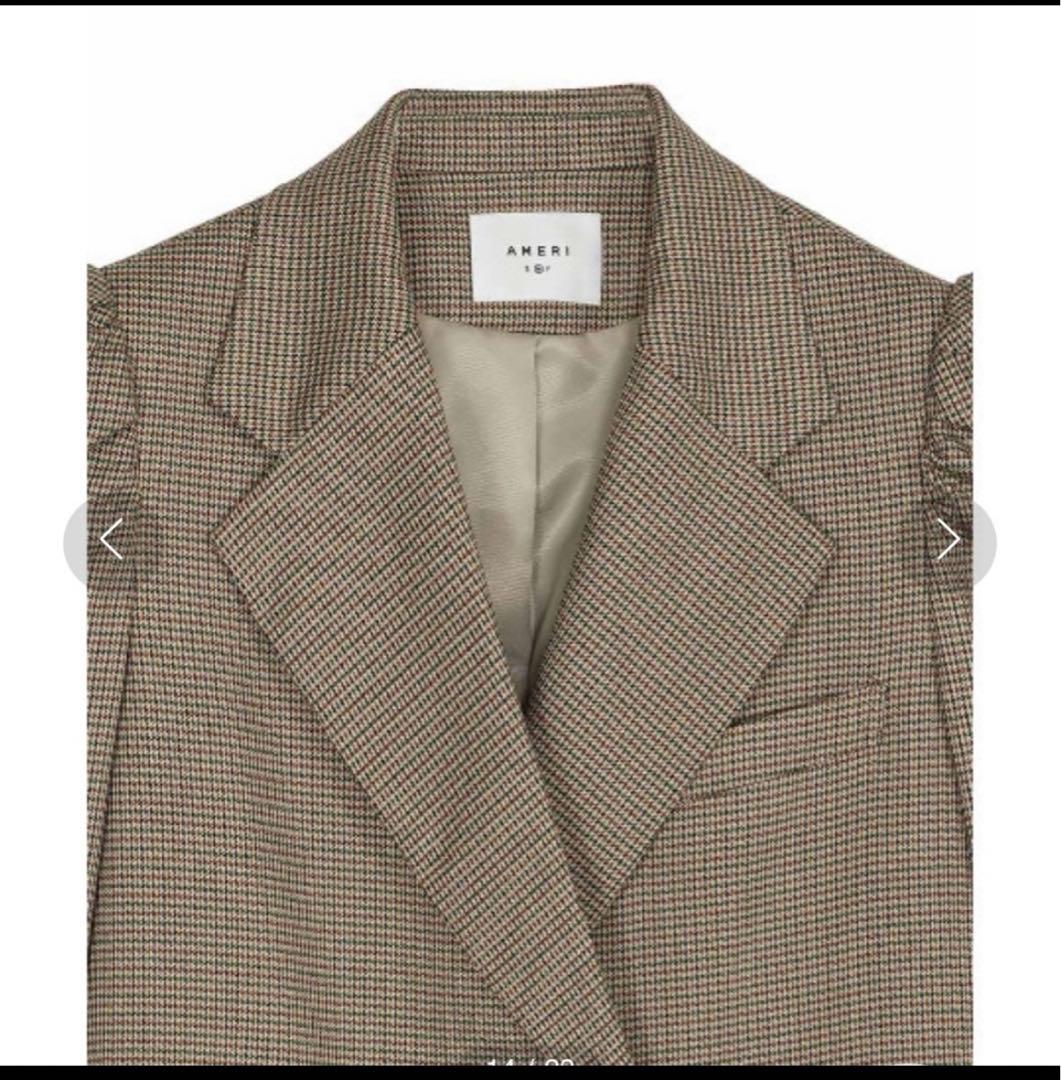 ジャケット・アウター AMERI CHECK JACKET MINI DRESS