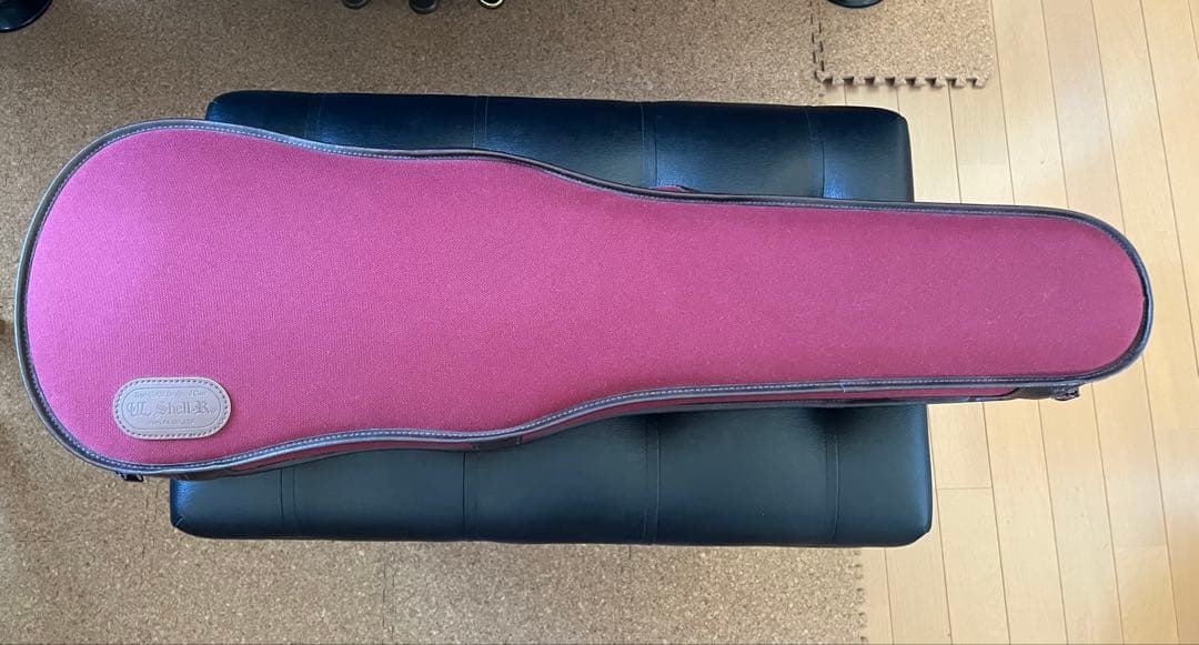 【美品⭐︎お値下げ中】東洋楽器 UL シェル R レッド 4/4用バイオリンケース