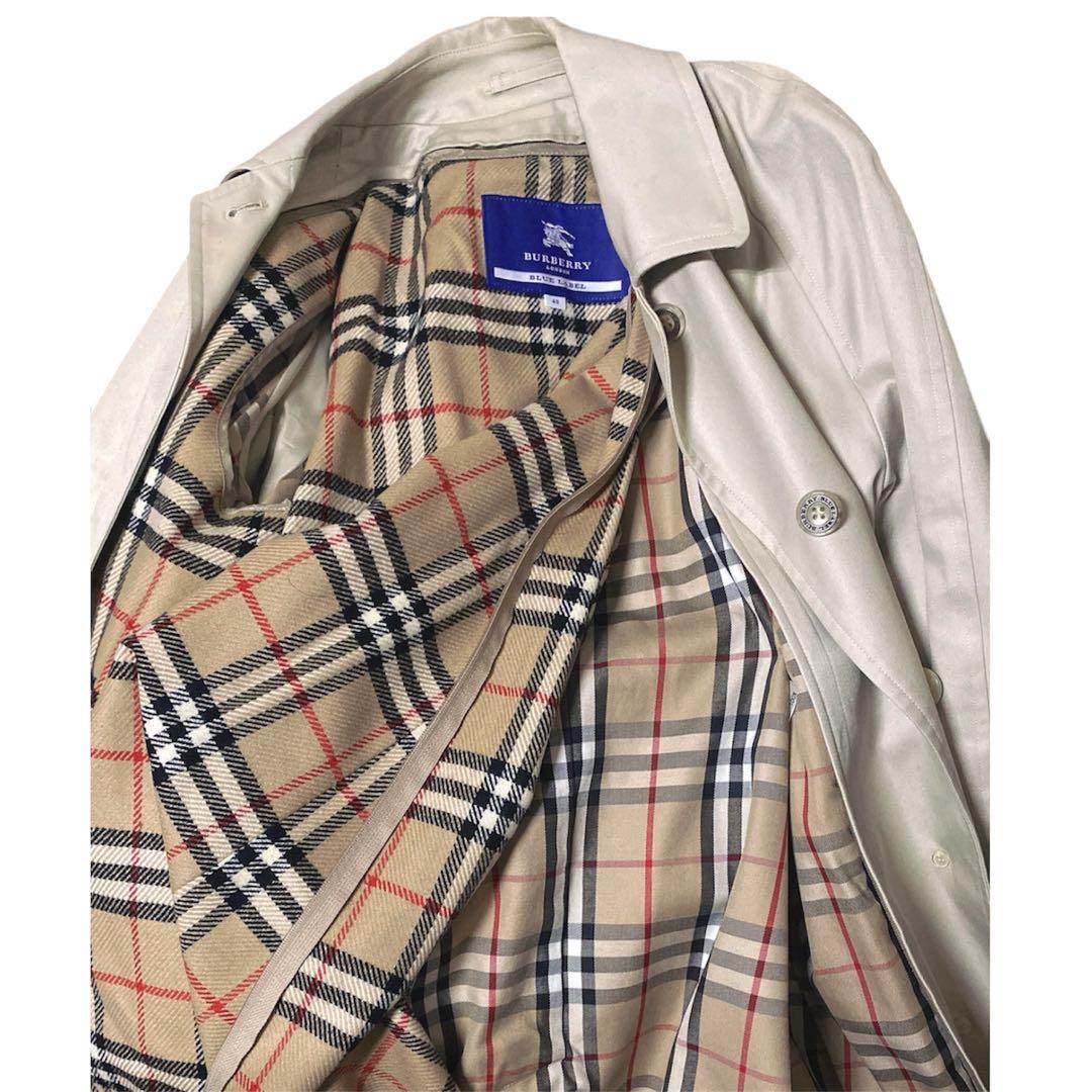 BURBERRY BLUE LABEL バーバリーブルーレーベル ベージュコート