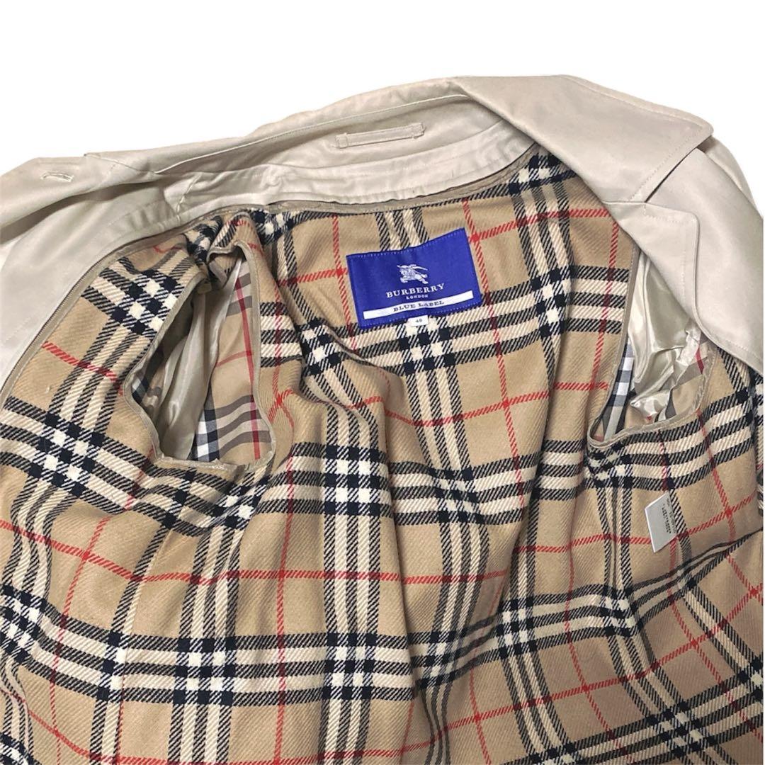 BURBERRY BLUE LABEL バーバリーブルーレーベル ベージュコート