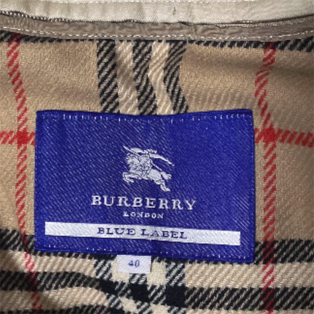 BURBERRY BLUE LABEL バーバリーブルーレーベル ベージュコート