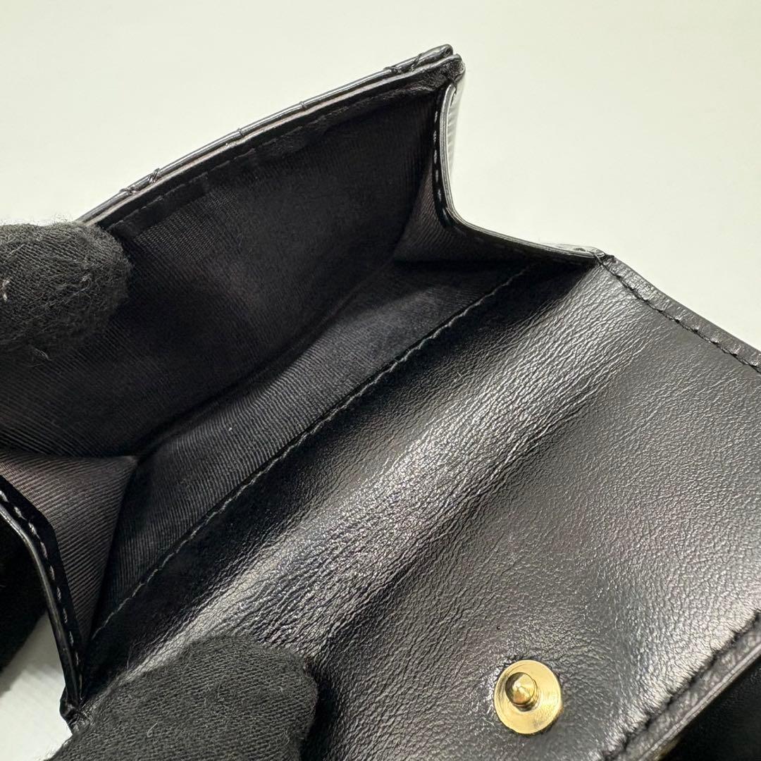 DIOR☆レディ ディオール☆エナメル☆ロータスウォレット☆カナージュ☆財布