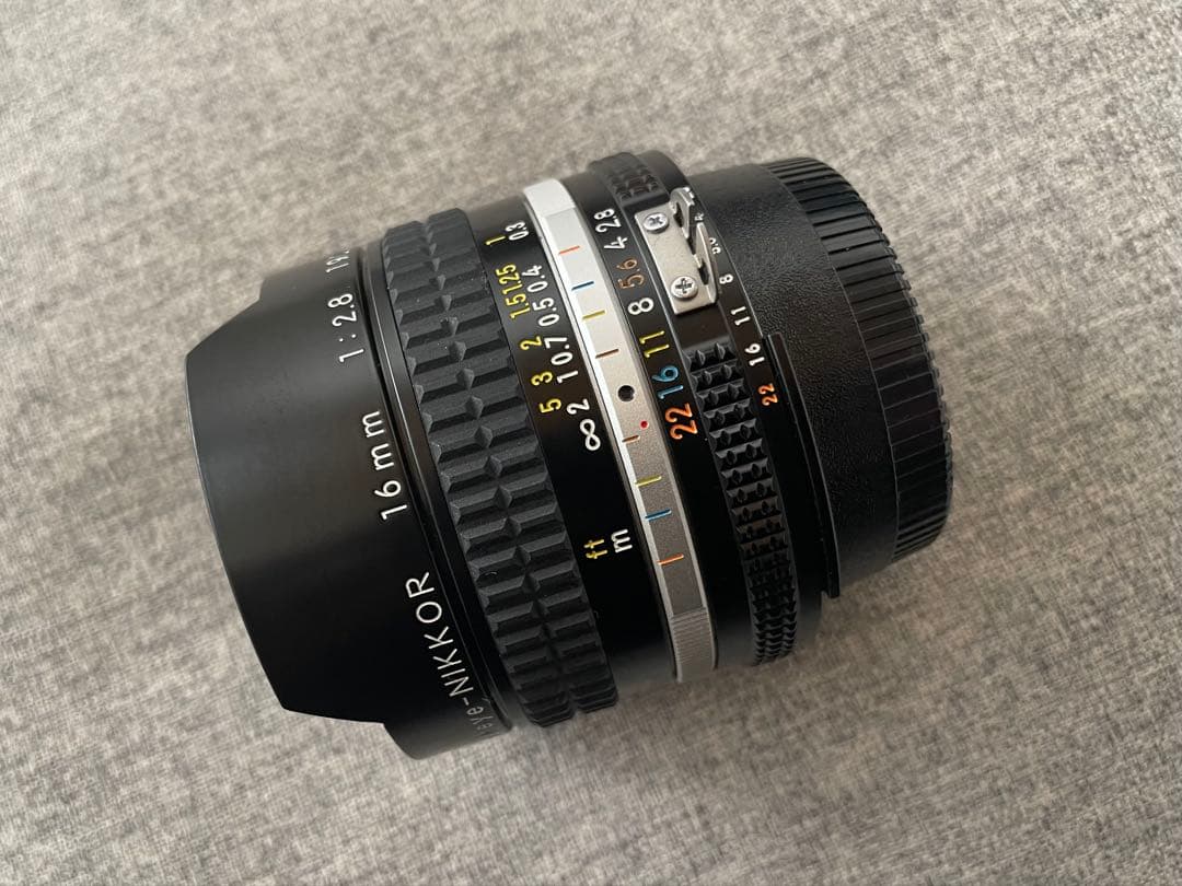 魚眼レンズ　Nikon Fisheye 16mm F2.8s