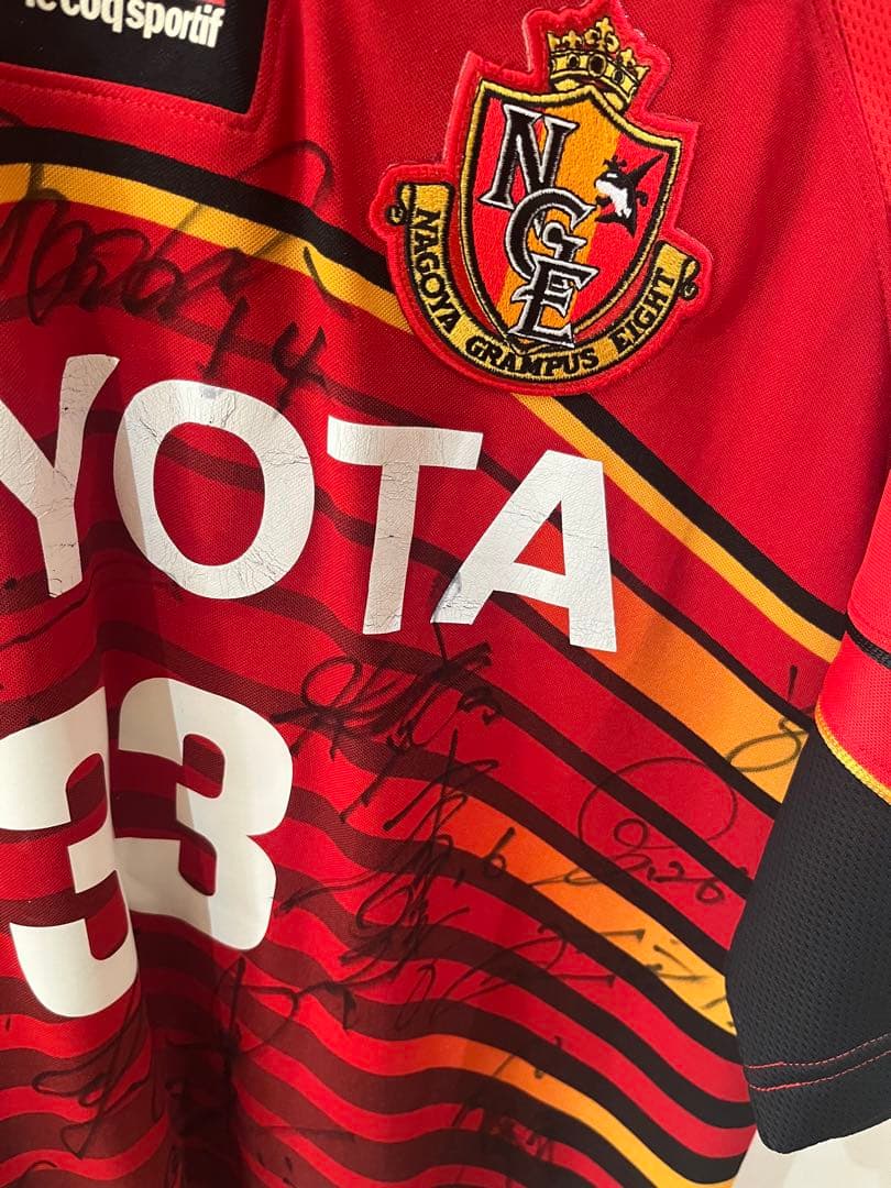 サッカー　マルチ直筆サイン入り 名古屋グランパス　ヴィンテージ ユニフォーム