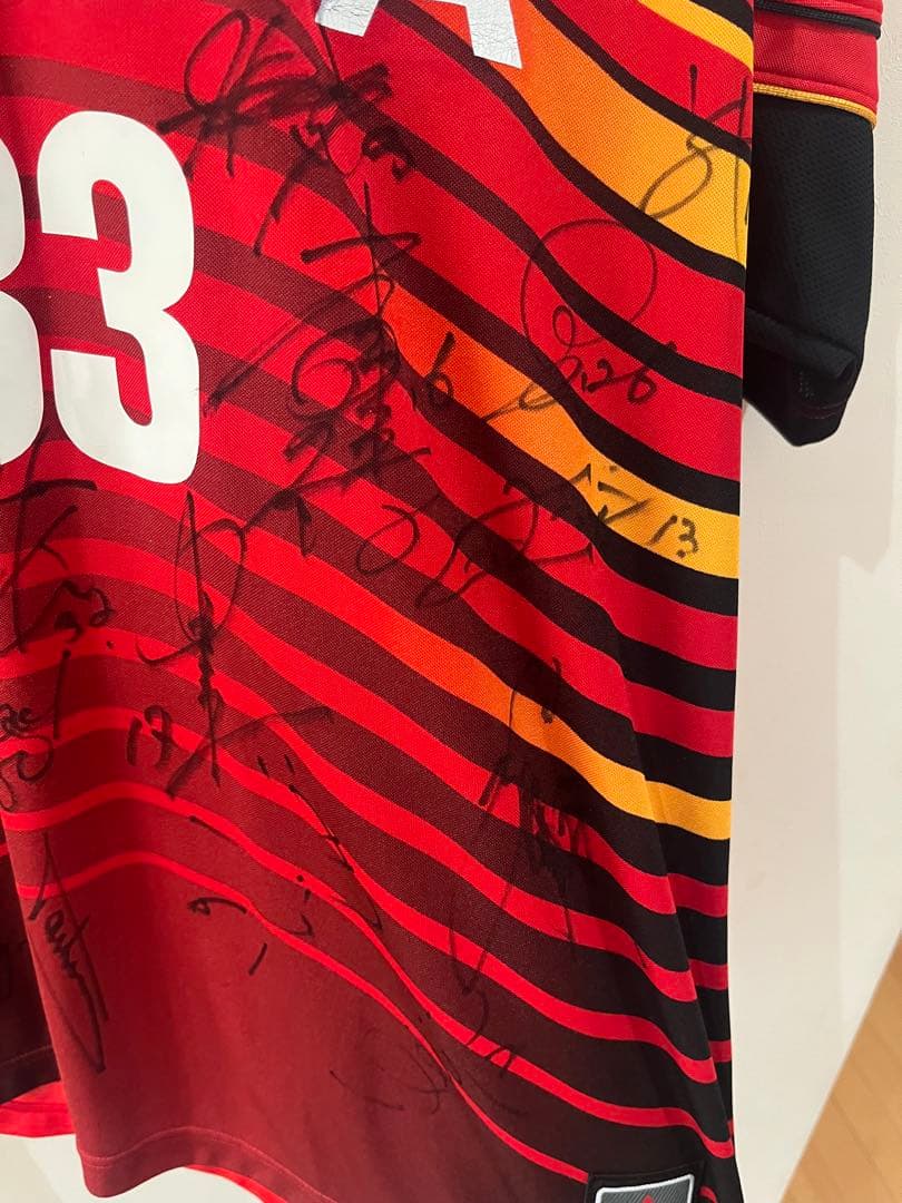 サッカー　マルチ直筆サイン入り 名古屋グランパス　ヴィンテージ ユニフォーム