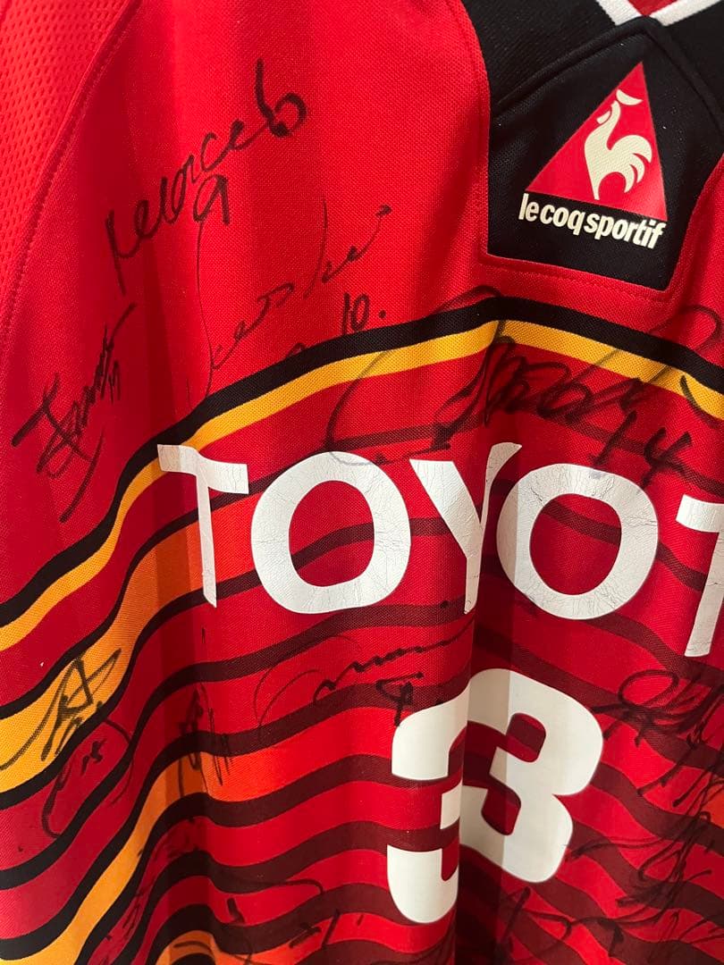 サッカー　マルチ直筆サイン入り 名古屋グランパス　ヴィンテージ ユニフォーム