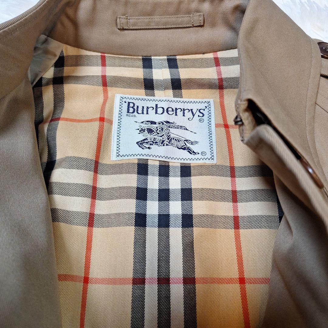 【ゆうき様】バーバリーズ ステンカラーノバチェック ロング丈 ヴィンテージ
