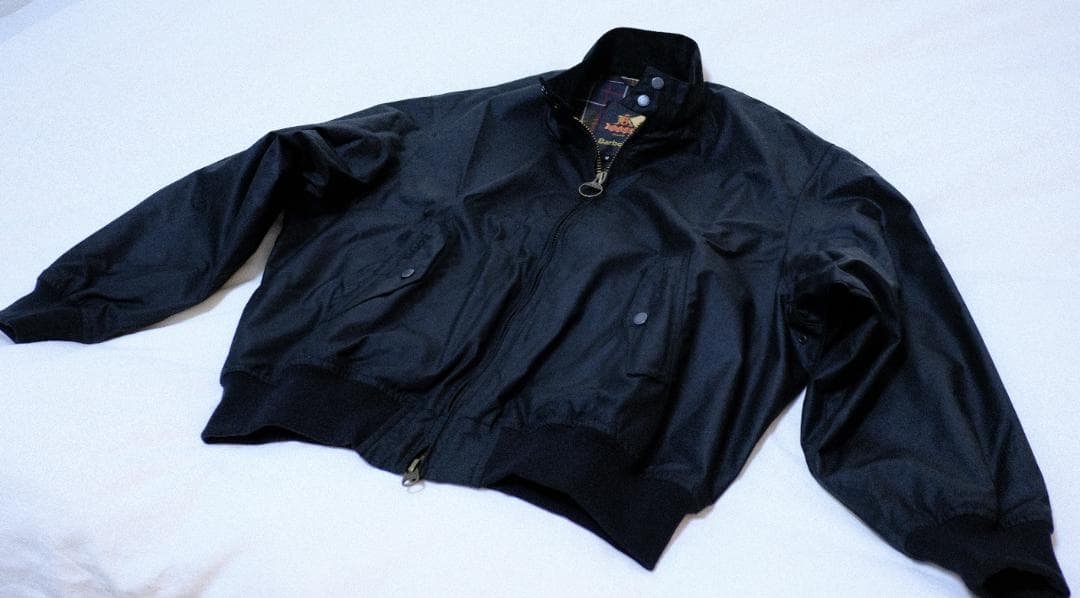 な*う様 【新品未】Barbour×Baracuta G9 ワックスブルゾン M