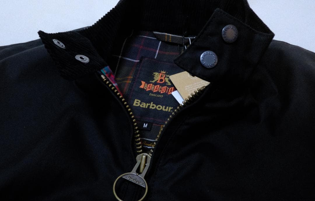 な*う様 【新品未】Barbour×Baracuta G9 ワックスブルゾン M