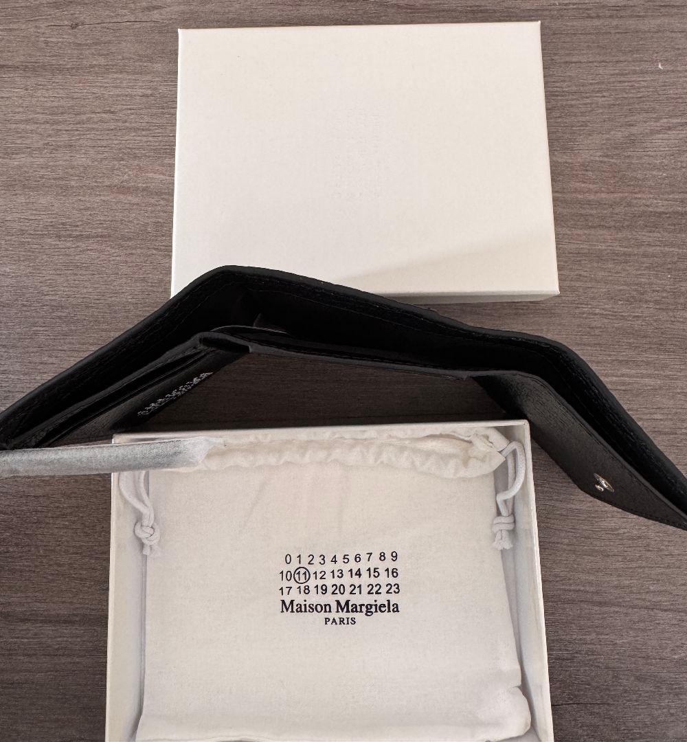 極美品✨Maison Margiela ブラック 三つ折り財布