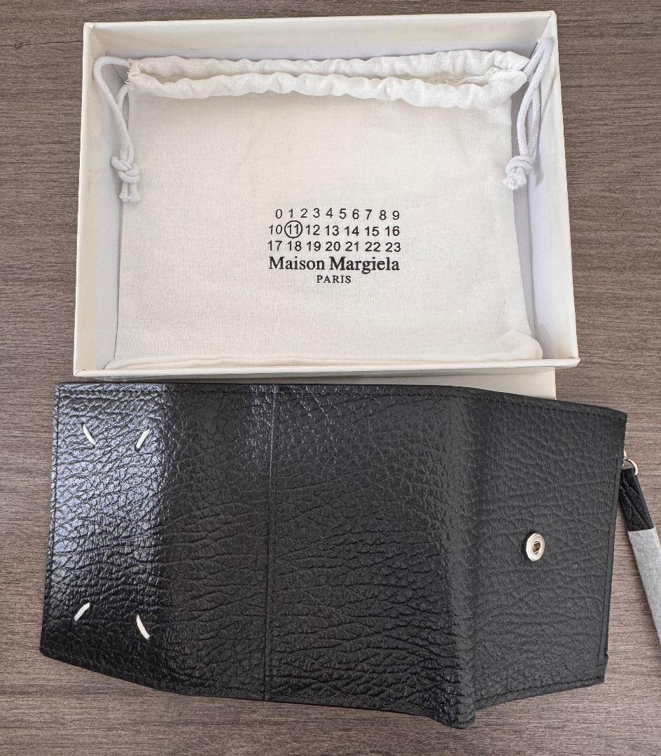 極美品✨Maison Margiela ブラック 三つ折り財布