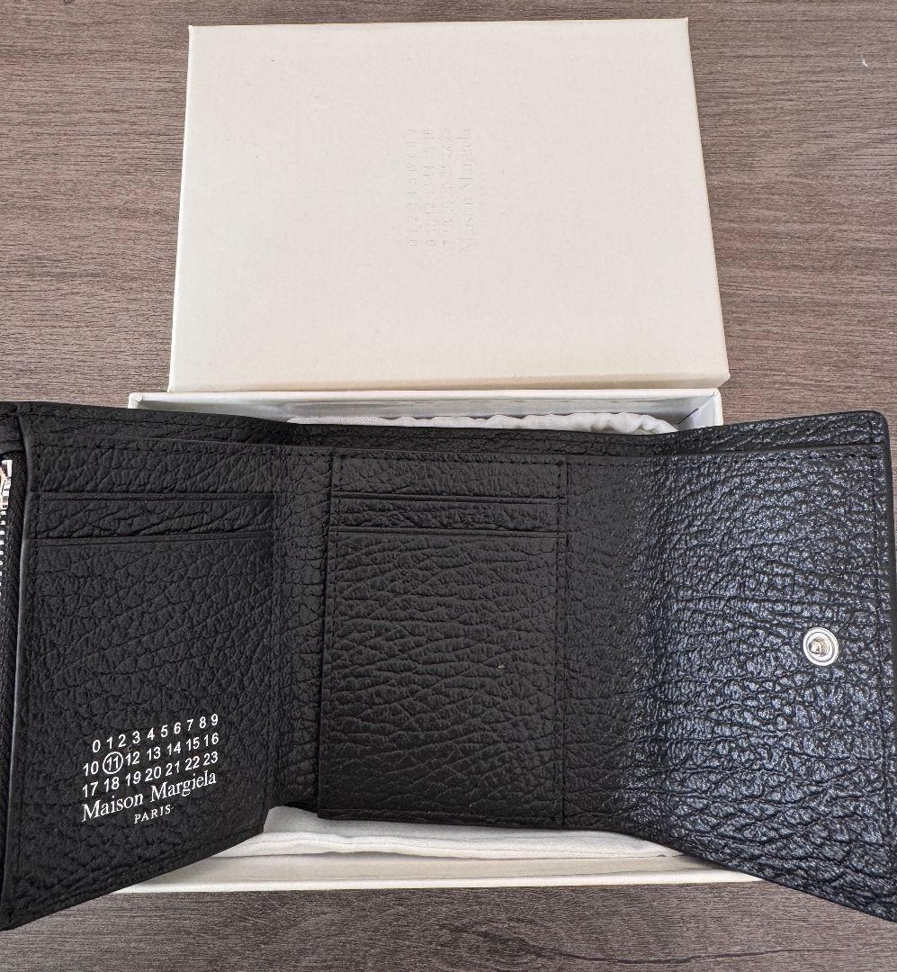 極美品✨Maison Margiela ブラック 三つ折り財布