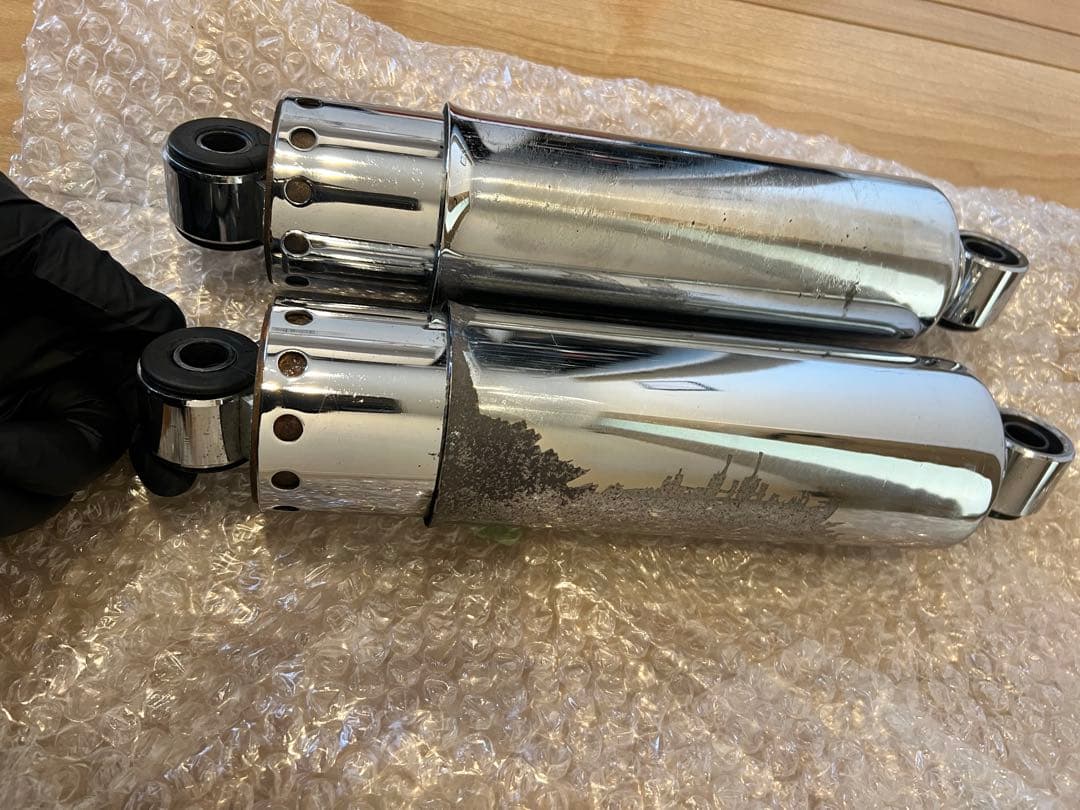 ハーレーダビッドソン ショベル純正リアサス 11インチ FLH 4速フレーム