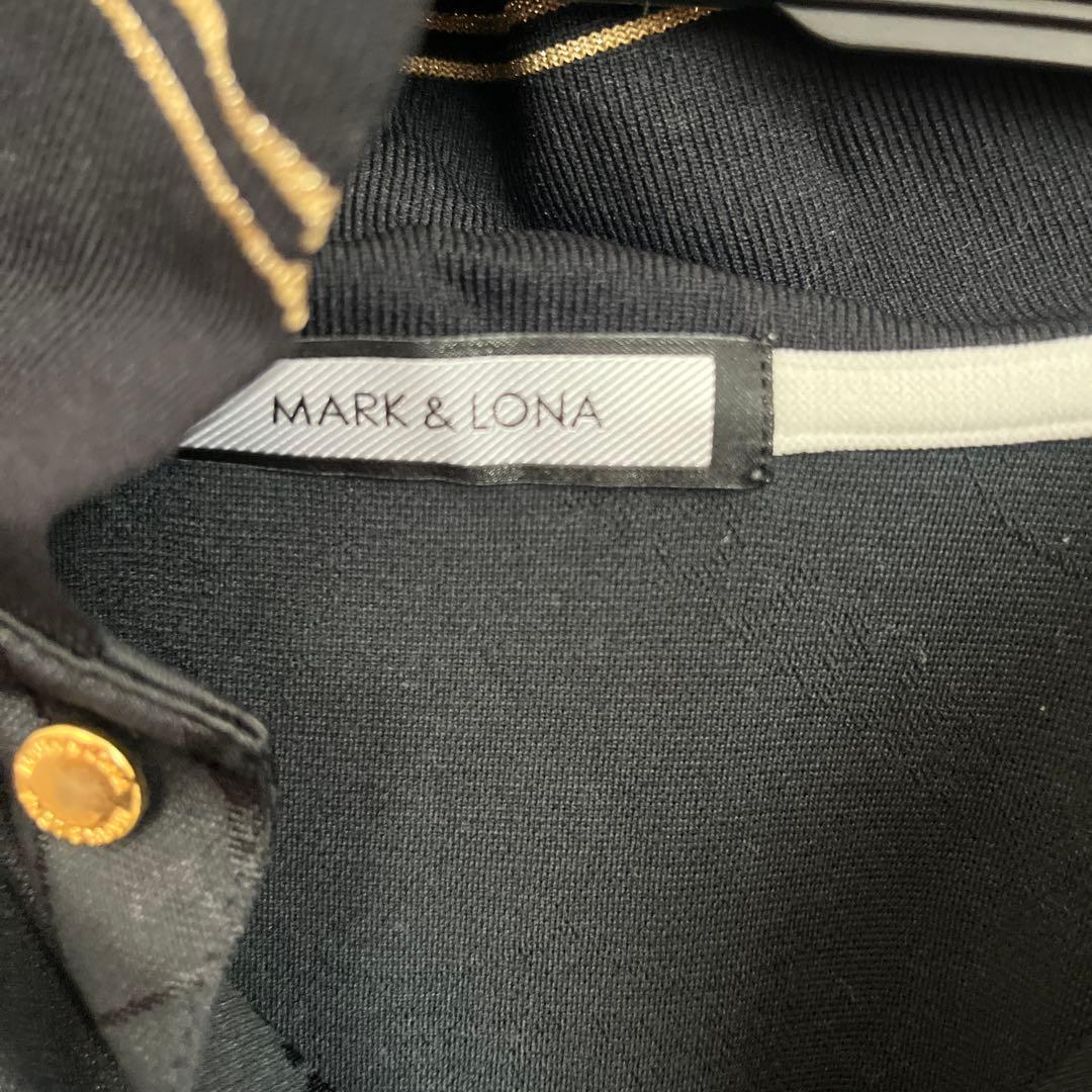 MARK & LONA ブラック ポロシャツ