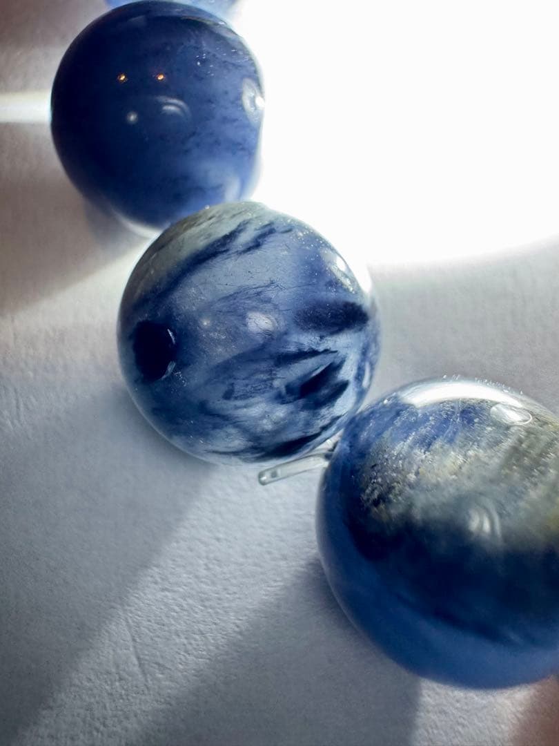 ブルールチル（インディゴライト）　ブルーガーデン共生　13mm